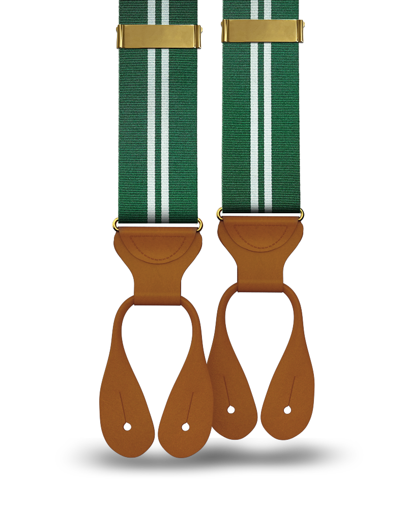 Greenburgh Vintage Stripe Suspenders - KK & Jay Supply Co.