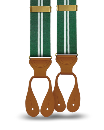 Greenburgh Vintage Stripe Suspenders - KK & Jay Supply Co.