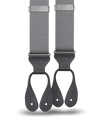 Grey Grosgrain Suspenders - KK & Jay Supply Co.