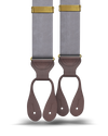 Grey Silk Suspenders - KK & Jay Supply Co.