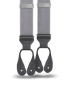 Grey Silk Suspenders - KK & Jay Supply Co.