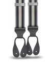 Greystone Stripe Suspenders - KK & Jay Supply Co.