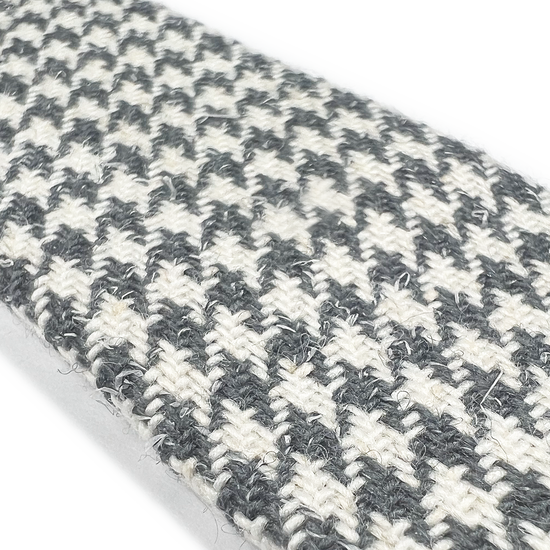 Harrington Houndstooth Grey Wool Suspenders - KK & Jay Supply Co.