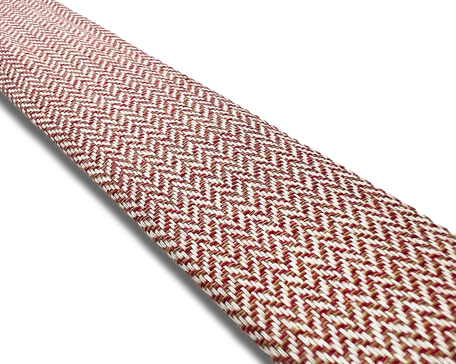 Holbrook Herringbone Wool Suspenders - Maroon - KK & Jay Supply Co.