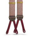 Holbrook Herringbone Wool Suspenders - Maroon - KK & Jay Supply Co.