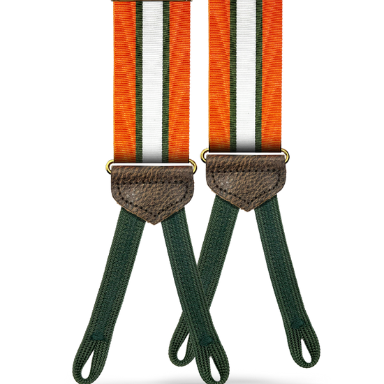 Hunter Vintage Stripe Suspenders - KK & Jay Supply Co.