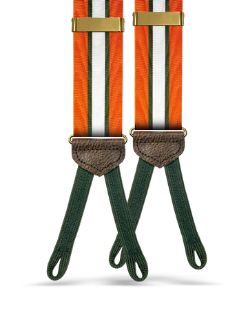 Hunter Vintage Stripe Suspenders - KK & Jay Supply Co.