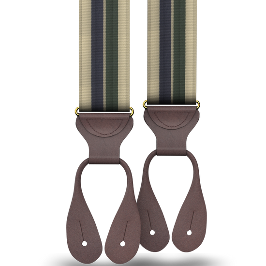 Hutch Stripe Suspenders - KK & Jay Supply Co.