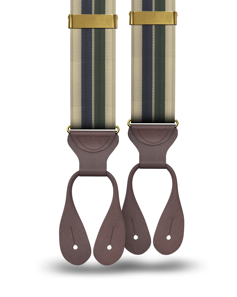 Hutch Stripe Suspenders - KK & Jay Supply Co.