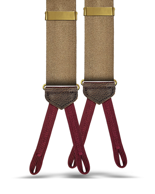 Hyde Microsuede Suspenders