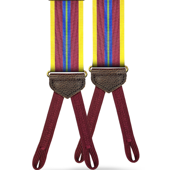 Kinross Vintage Stripe Suspenders - KK & Jay Supply Co.