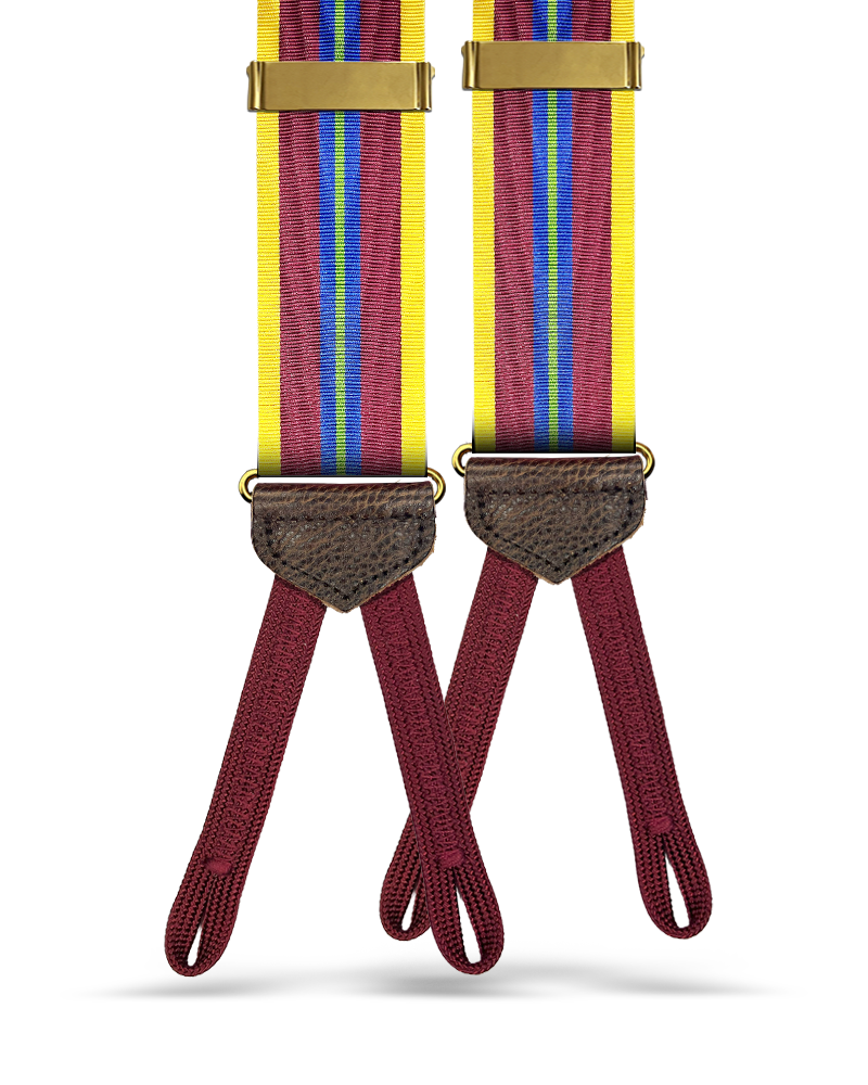 Kinross Vintage Stripe Suspenders - KK & Jay Supply Co.