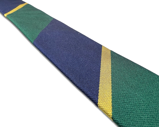 Knickerbocker Silk Suspenders - Green/Navy