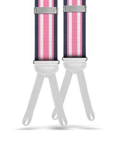 Lakeside Stripe Suspenders w/ Braided Ends