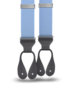 Light Blue Grosgrain Suspenders