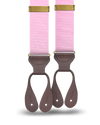 Light Pink Grosgrain Suspenders - KK & Jay Supply Co.