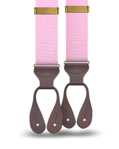 Light Pink Grosgrain Suspenders