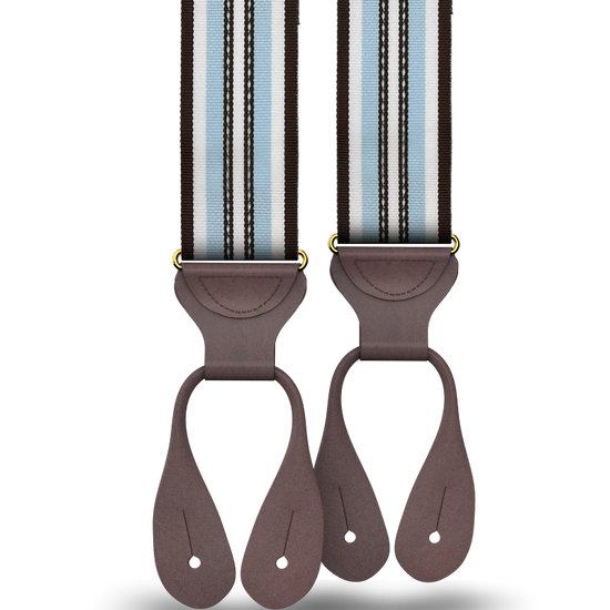 Ludlow Striped Suspenders - KK & Jay Supply Co.