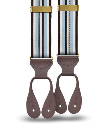 Ludlow Striped Suspenders - KK & Jay Supply Co.