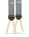 Meadowbrook Cotton Suspenders - Grey