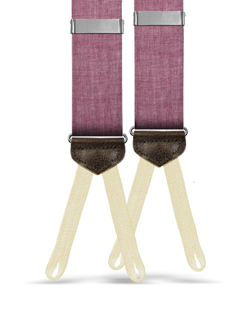 Meadowbrook Cotton Suspenders - Red