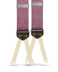 Meadowbrook Cotton Suspenders - Red