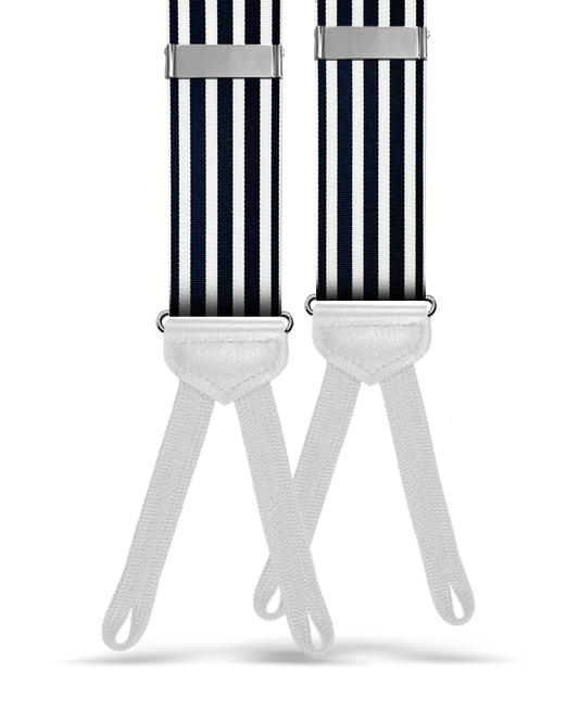 Naval Stripe Suspenders