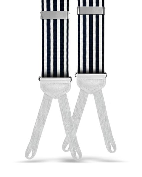 【4031】EGDE RAVE SUSPENDERS JOCK白 KK & Jay Supply Co. | Ivory Grosgrain Suspenders