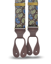 Nepperhan Paisley Suspenders - Brown - KK & Jay Supply Co.
