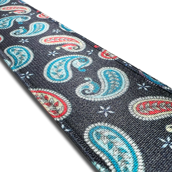Nepperhan Paisley Suspenders - Navy - KK & Jay Supply Co.