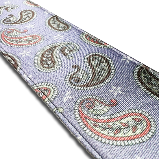 Nepperhan Paisley Suspenders - Lavender - KK & Jay Supply Co.