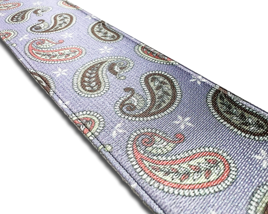 Nepperhan Paisley Suspenders - Lavender