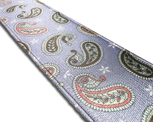Nepperhan Paisley Suspenders - Lavender
