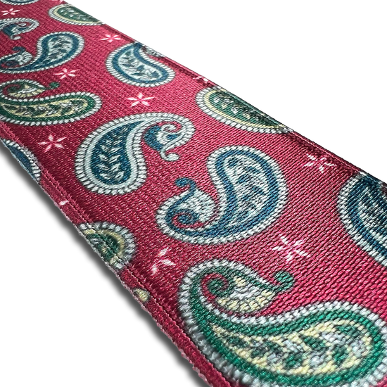Nepperhan Paisley Suspenders - Red - KK & Jay Supply Co.