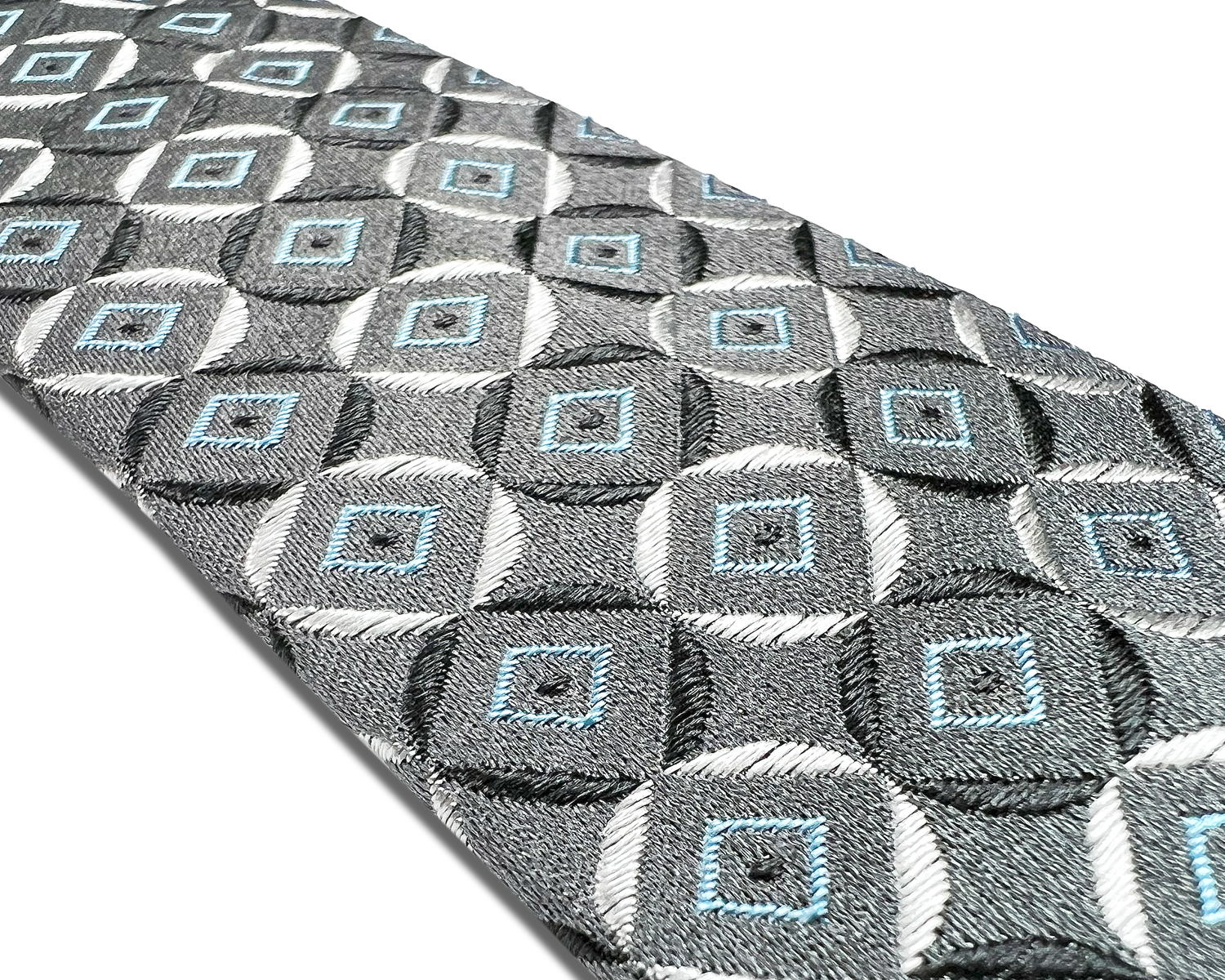Neptune Silver Silk Suspenders - KK & Jay Supply Co.