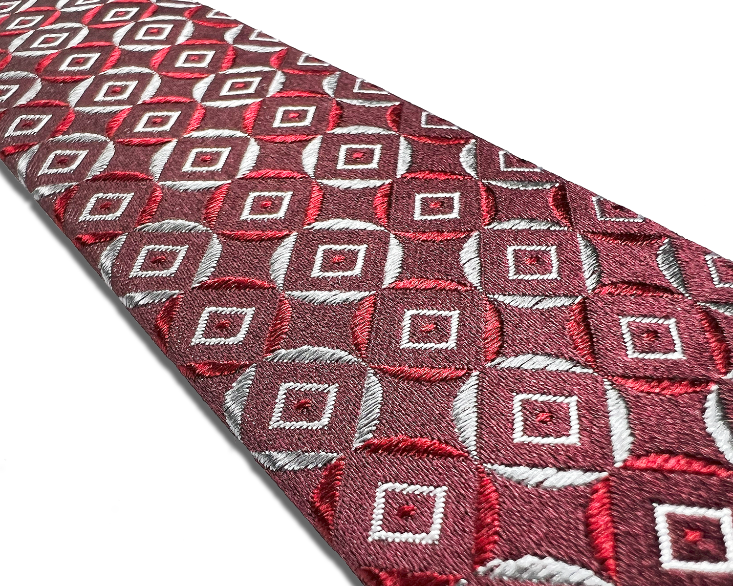 Neptune Maroon Silk Suspenders - KK & Jay Supply Co.