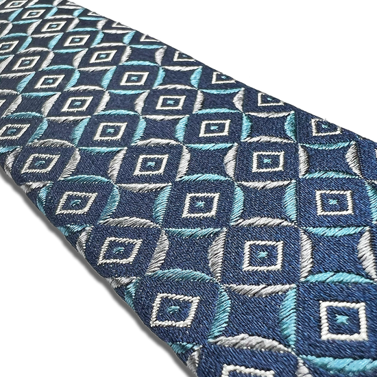 Neptune Blue Silk Suspenders - KK & Jay Supply Co.