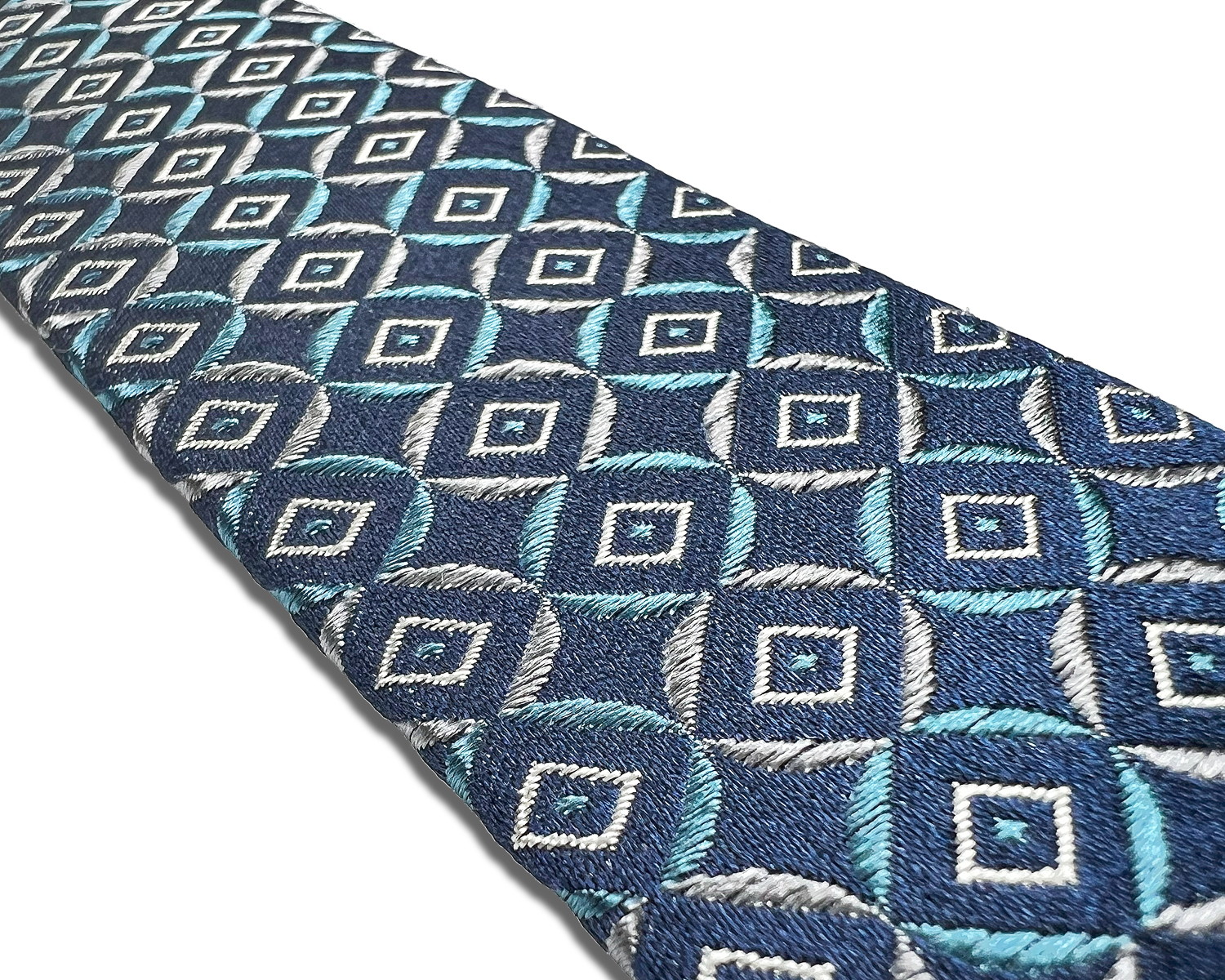Neptune Blue Silk Suspenders - KK & Jay Supply Co.