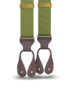 Olive Grosgrain Suspenders - KK & Jay Supply Co.