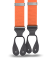 Orange Grosgrain Suspenders - KK & Jay Supply Co.