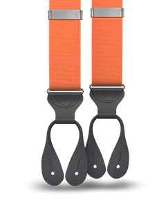 Orange Grosgrain Suspenders