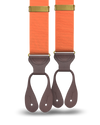 Orange Grosgrain Suspenders - KK & Jay Supply Co.