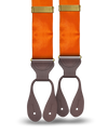 Orange Silk Suspenders - KK & Jay Supply Co.