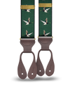 Otsego Duck Suspenders - Forest Green