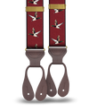 Otsego Duck Suspenders - Deep Red