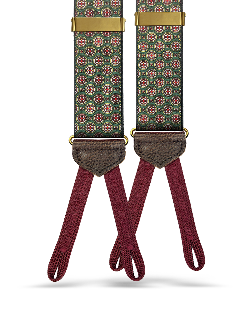 Overcliff Suspenders - Green - KK & Jay Supply Co.