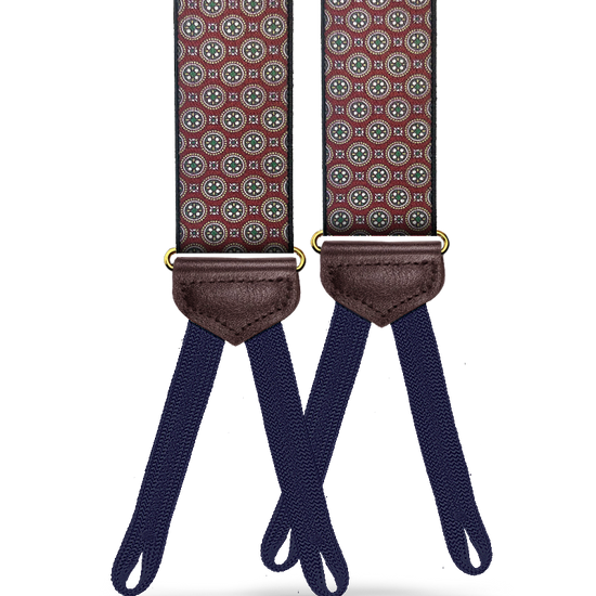 Overcliff Suspenders - Maroon - KK & Jay Supply Co.