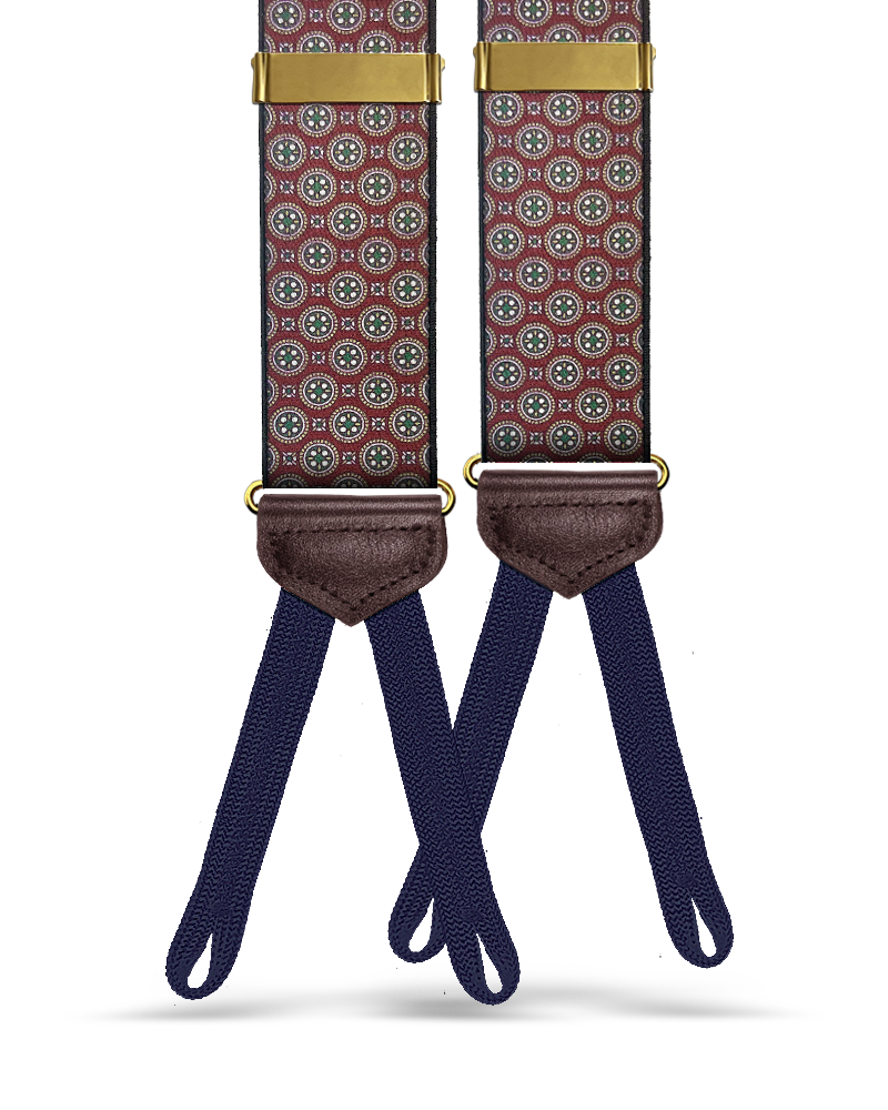Overcliff Suspenders - Maroon - KK & Jay Supply Co.