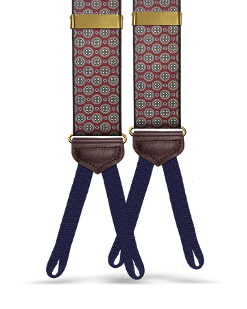 Overcliff Suspenders - Maroon - KK & Jay Supply Co.
