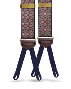 Overcliff Suspenders - Maroon